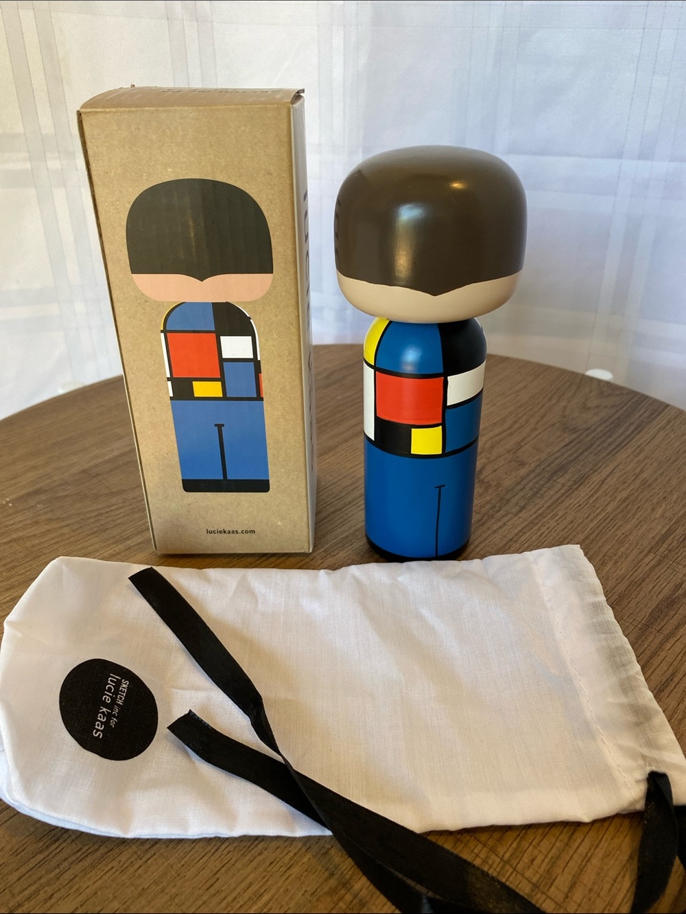 Kokeshi Piet Doll Figure Sketch.inc for Lucie Kaas Size 14.5 cm NEW - Picture 2 of 8